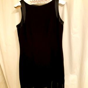 Women’s black sleeveless dress